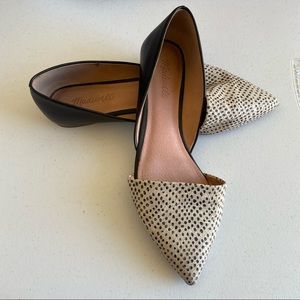 Madewell Leather Polka Dot D’orsy Flats